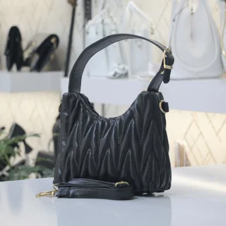 کیف دخترانه چروک مشکی
