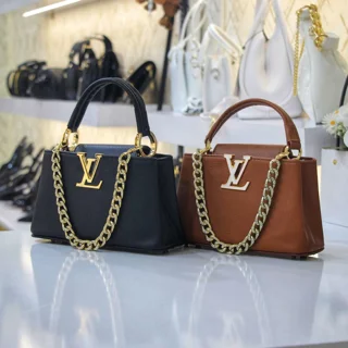 کیف لویی ویتون وارداتی های کپی چرم مشکی