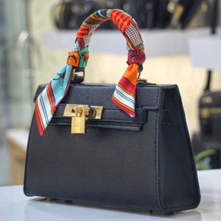 کیف هرمس چرم مشکی